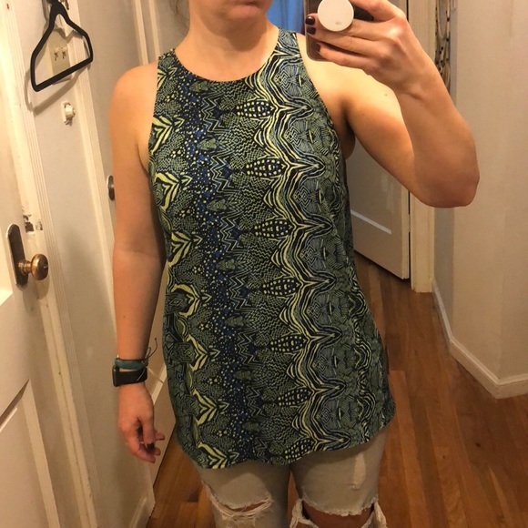 Batik style print top - Picture 3 of 5